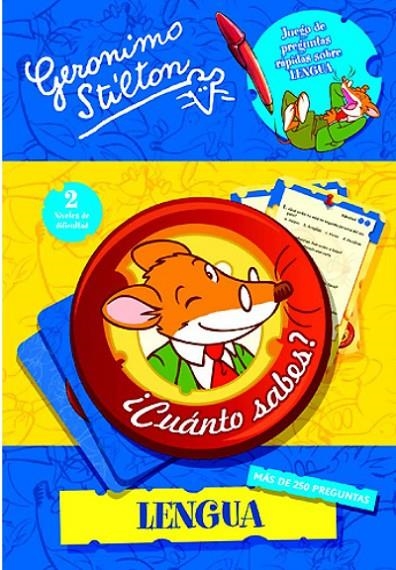 CUANTO SABES LENGUA CAJA CON TARGETAS | 9788415239215 | GERONIMO STILTON