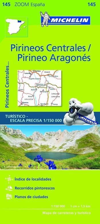 MAPA ZOOM PIRINEOS CENTRALES / PIRINEO ARAGONÉS | 9782067218123 | VARIOS AUTORES