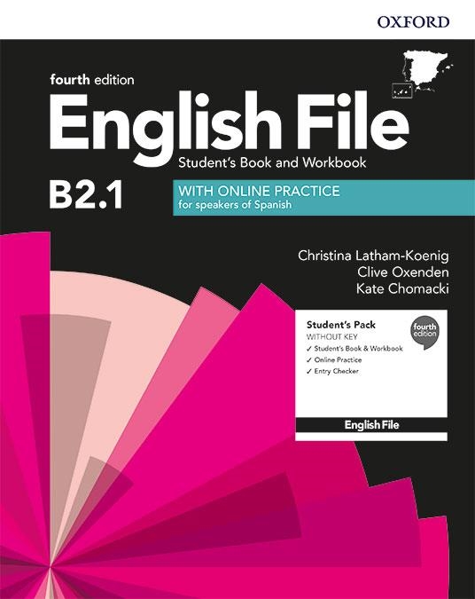 ENGLISH FILE 4TH EDITION B2.1. STUDENT'S BOOK AND WORKBOOK WITHOUT KEY PACK | 9780194038744 | VARIOS AUTORES