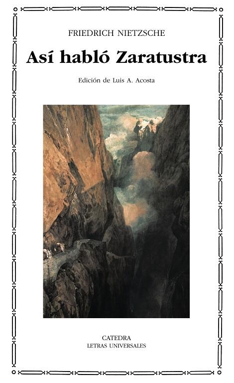 ASI HABLO ZARATUSTRA | 9788437625027 | NIETZSCHE, FREDERICH