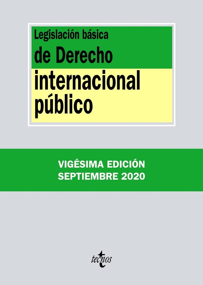 LEGISLACIÓN BÁSICA DE DERECHO INTERNACIONAL PÚBLICO | 9788430980222 | EDITORIAL TECNOS