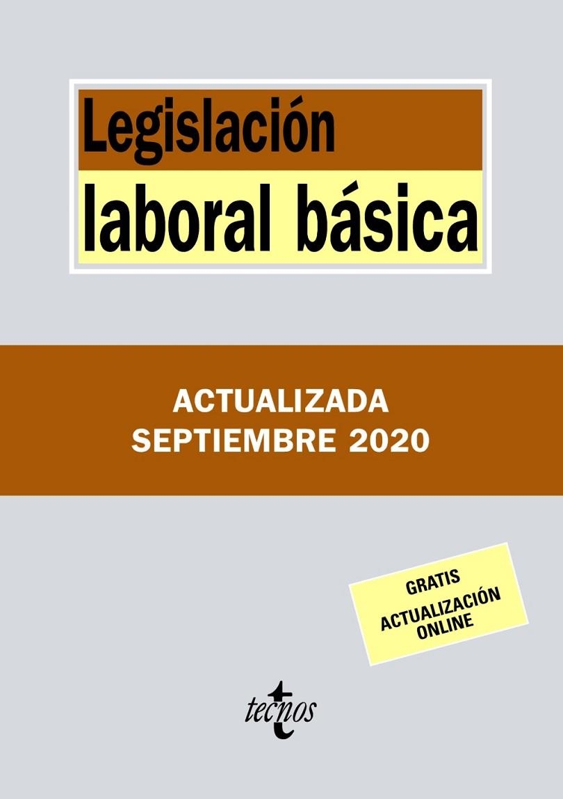 LEGISLACIÓN LABORAL BÁSICA | 9788430980192 | EDITORIAL TECNOS