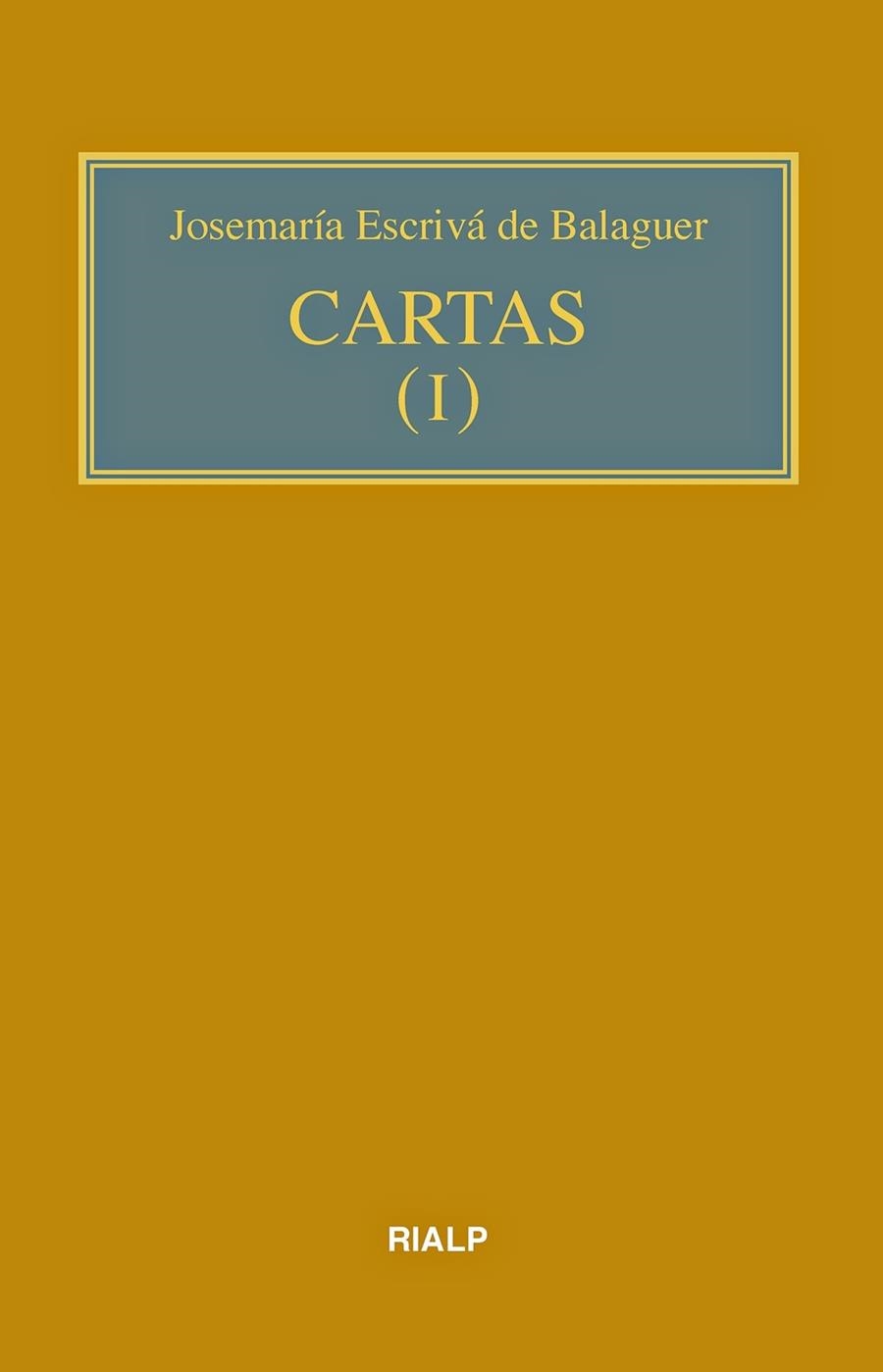 CARTAS I (BOLSILLO, RÚSTICA) | 9788432153112 | ESCRIVÁ DE BALAGUER, JOSEMARÍA