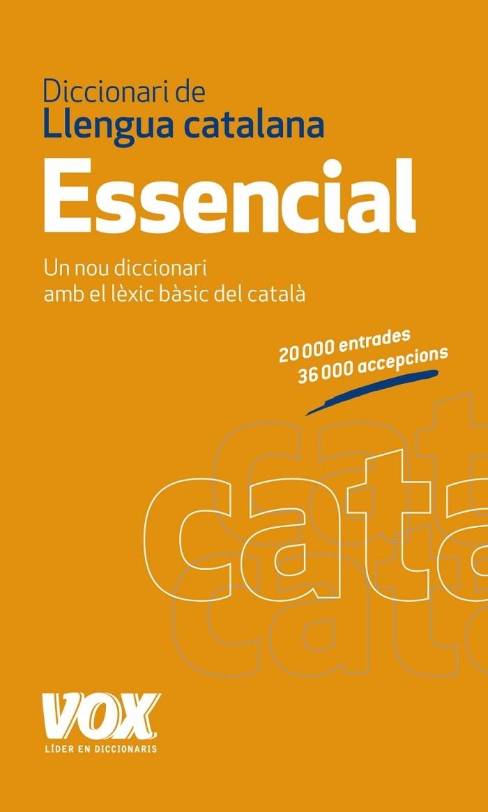 DICCIONARI ESSENCIAL DE LLENGUA CATALANA | 9788499740324 | -