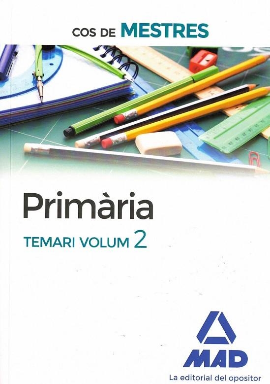 PRIMÀRIA. TEMARI VOLUM 2. COS DE MESTRES | 9788414203484