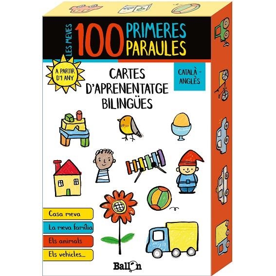 LES MEVES 100 PRIMERES PARAULES - CARTES D'APRENENTATGE BILINGÜES | 9789403220345 | BALLON