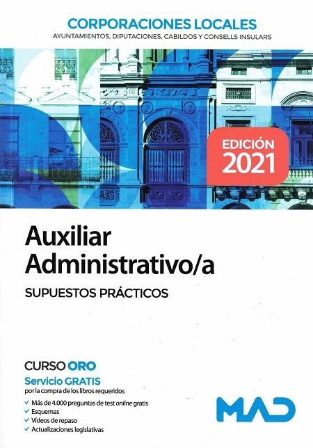 AUXILIAR ADMINISTRATIVO DE CORPORACIONES LOCALES. SUPUESTOS PRÁCTICOS | 9788414243800 | 7 EDITORES/RODRIGUEZ RIVERA, FRANCISCO ENRIQUE/CARRILLO PARDO, CLARA INES/GUERRERO ARROYO, JOSE ANTO