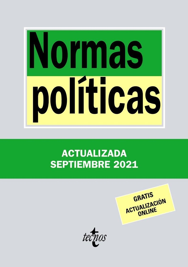 NORMAS POLÍTICAS | 9788430982714 | EDITORIAL TECNOS