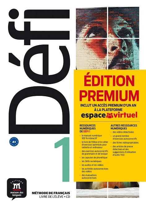 DÉFI 1 PREMIUM LIVRE DE L´ÉLÈVE + CD | 9788417249694 | CHAHI, FATIHA/DENYER, MONIQUE/GLOANEC, AUDREY/BRIET, GENEVIÈVE/NEUENSCHWANDER, VALÉRIE/FOUILLET, RAP