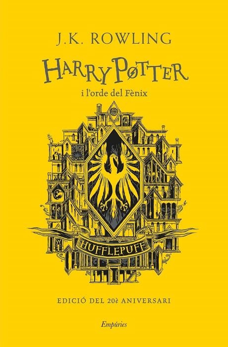 HARRY POTTER I L'ORDE DEL FÈNIX (HUFFLEPUFF) | 9788418833144 | ROWLING, J.K.