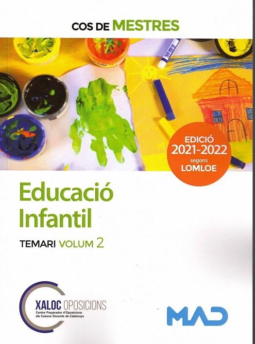 COS DE MESTRES. EDUCACIÓ INFANTIL. TEMARI VOLUM 2 | 9788414252239 | ZANÓN ESTUDIOS UNIVERSITARIOS SUP