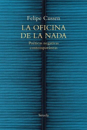 LA OFICINA DE LA NADA | 9788419207364 | CUSSEN, FELIPE