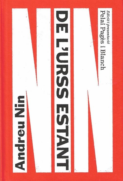 DE L'URSS ESTANT | 9788412499735 | NIN, ANDREU