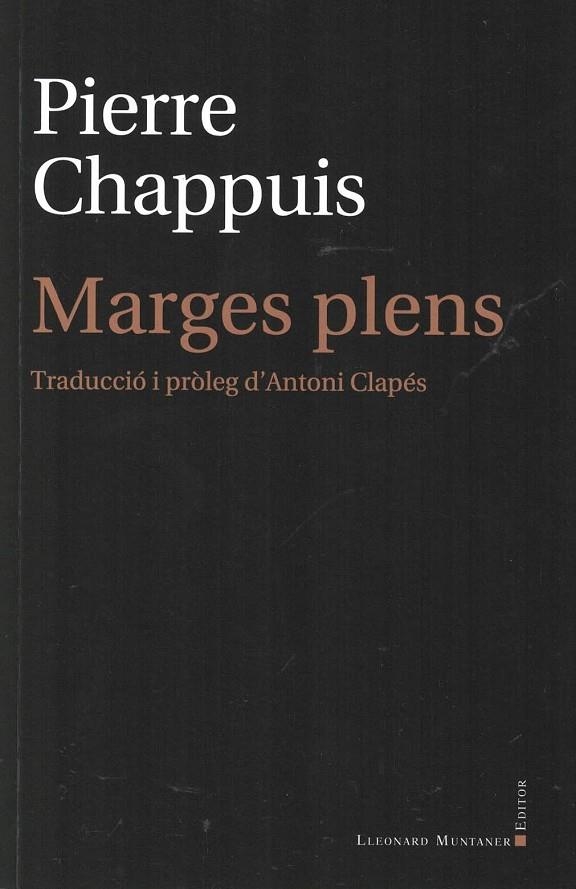 MARGES PLENS | 9788418758690 | CHAPPUIS, PIERRE