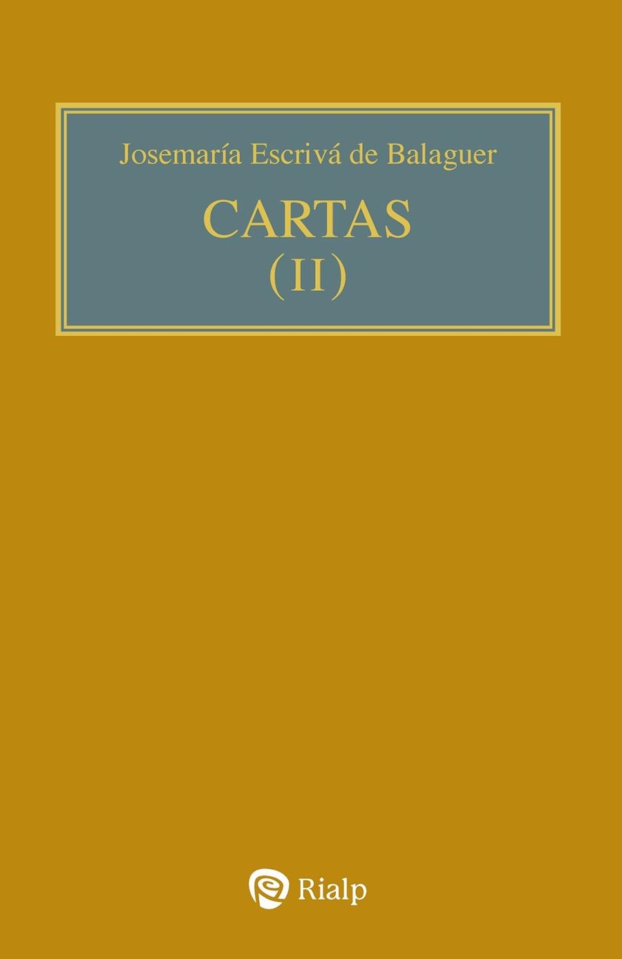 CARTAS II (BOLSILLO, RÚSTICA) | 9788432161773 | ESCRIVÁ DE BALAGUER, JOSEMARÍA