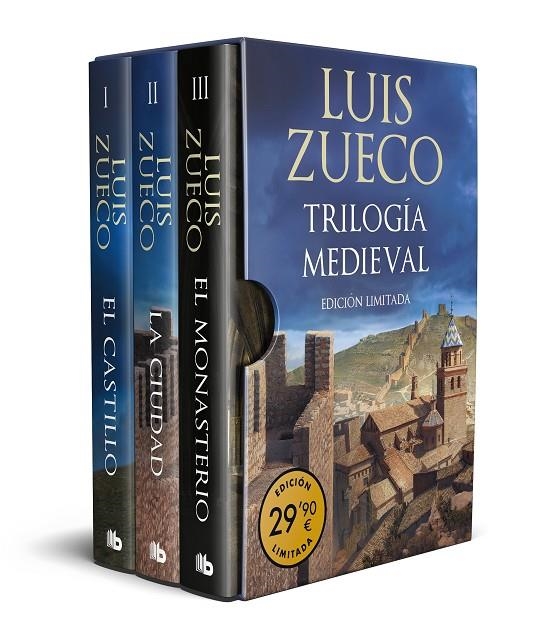 TRILOGÍA MEDIEVAL. (ESTUCHE CON: EL CASTILLO |  EL MONASTERIO | LA CIUDAD). EDIC | 9788413145747 | ZUECO, LUIS