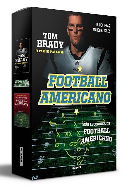 ESTUCHE FOOTBALL AMERICANO (MÁS LECCIONES DE FOOTBALL AMERICANO / TOM BRADY. EL | 9788412511079 | IBEAS, RUBÉN/ÁLVAREZ, MARCO