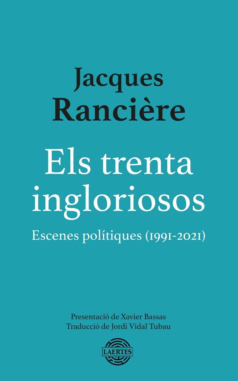 ELS TRENTA INGLORIOSOS | 9788418292897 | RANCIÈRE, JACQUES