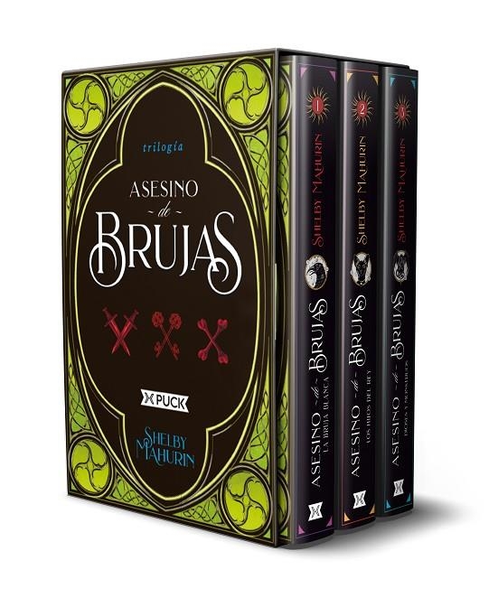 ESTUCHE TRILOGÍA "ASESINO DE BRUJAS" | 9788417854997 | MAHURIN, SHELBY