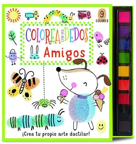 COLOREA CON TUS DEDOS: AMIGOS | 9788468358611 | VARIOS AUTORES