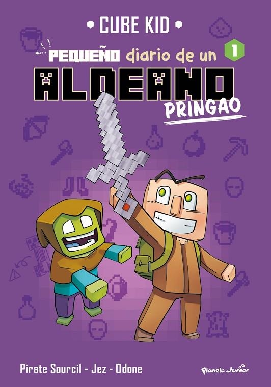 MINECRAFT. PEQUEÑO DIARIO DE UN ALDEANO PRINGAO 1 | 9788408269687 | CUBE KID