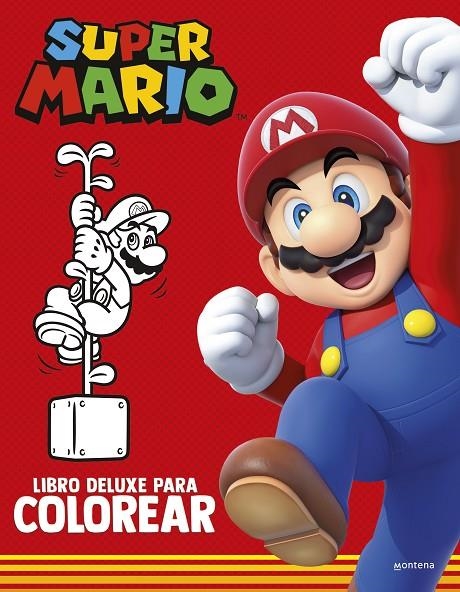 SUPER MARIO: LIBRO DELUXE PARA COLOREAR (COLECCIÓN SUPER MARIO) | 9788419975539 | NINTENDO