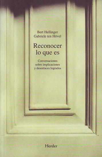 RECONOCER LO QUE ES | 9788425421389 | HELLINGER, BERT/HÖVEL, GABRIELE TEN