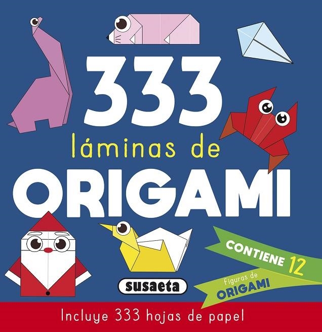 333 LÁMINAS DE ORIGAMI AZUL | 9788411960083 | EDICIONES, SUSAETA