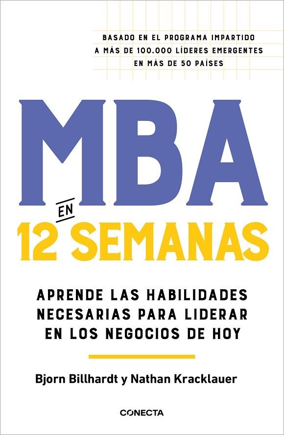 MBA EN 12 SEMANAS | 9788418053153 | BILLHARDT, BJORN/KRACKLAUER, NATHAN