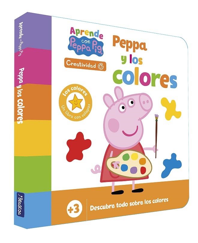 PEPPA PIG. LIBRO DE CARTÓN - APRENDE CREATIVIDAD CON PEPPA PIG. PEPPA Y LOS COLO | 9788448868758 | HASBRO/EONE