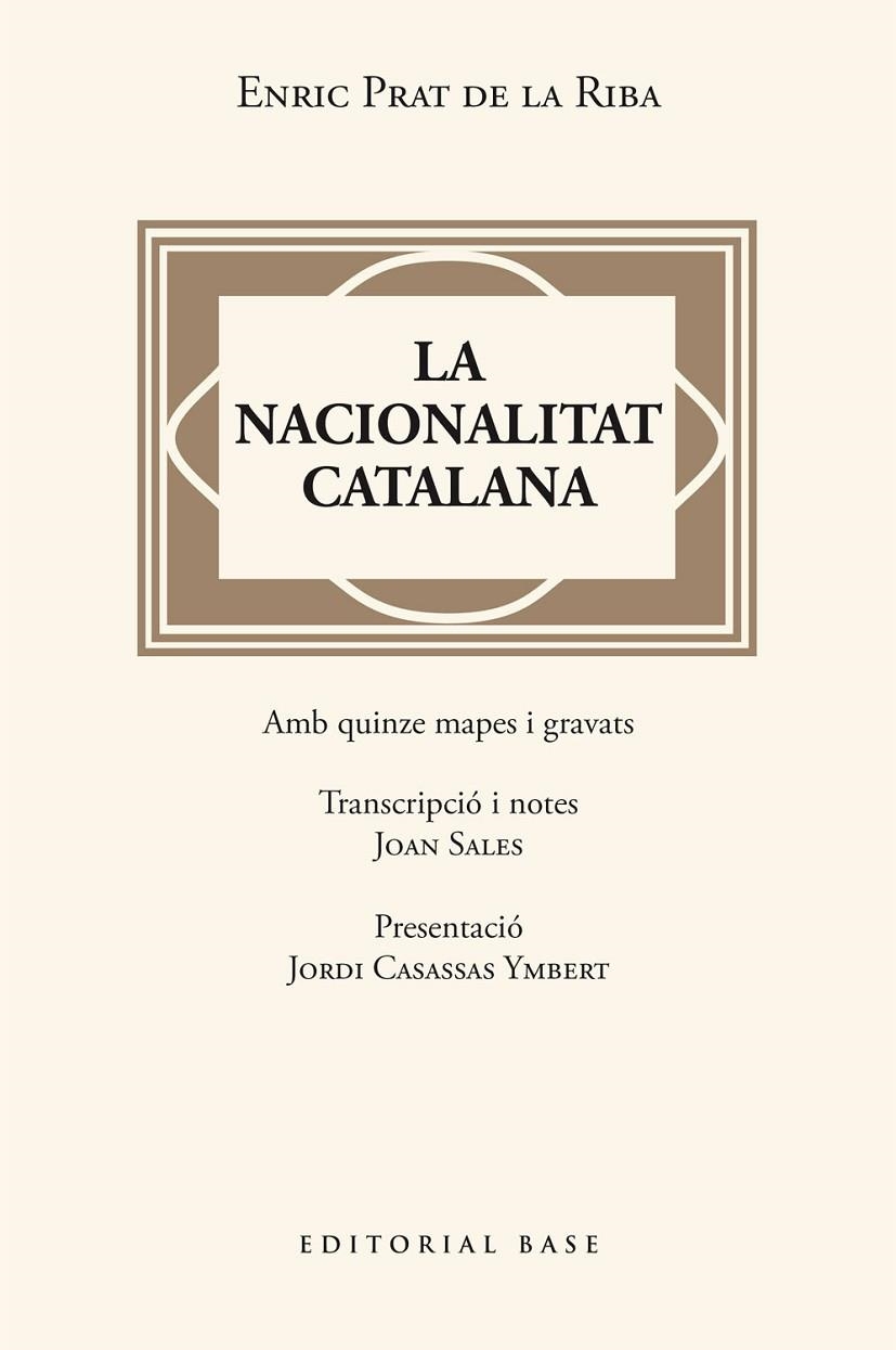 LA NACIONALITAT CATALANA | 9788410131446 | PRAT DE LA RIBA, ENRIC