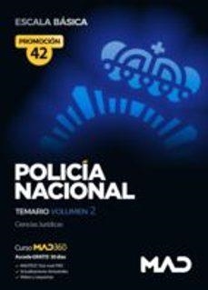 TEMARIO II POLICIA NACIONAL ESCALA BASICA | 9788414288061 | VV.AA