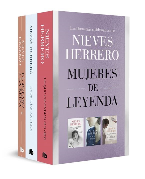 MUJERES DE LEYENDA (PACK CON: LO QUE ESCONDÍAN SUS OJOS | ESOS DÍAS AZULES | EL | 9788413149899 | HERRERO, NIEVES