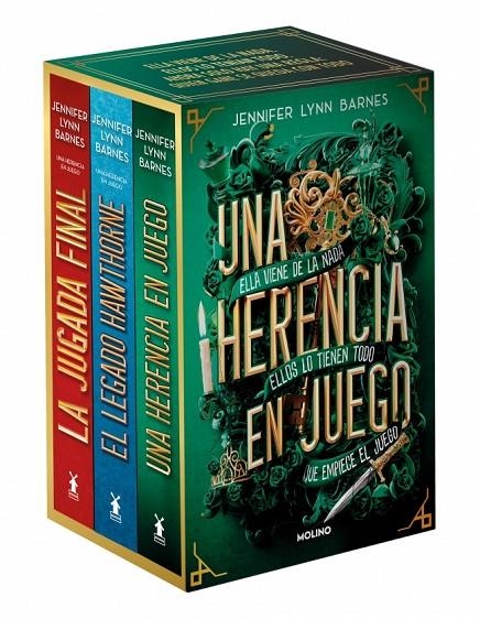 UNA HERENCIA EN JUEGO (ESTUCHE CON: UNA HERENCIA EN JUEGO | EL LEGADO HAWTHORNE | 9788427246058 | BARNES, JENNIFER LYNN