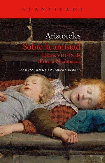 SOBRE LA AMISTAD | 9788419958457 | ARISTÓTELES