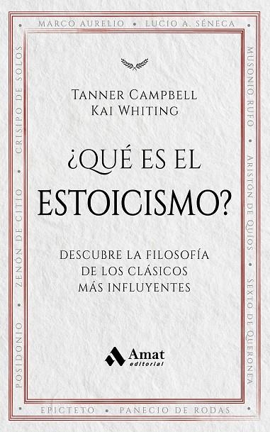 ¿QUÉ ES EL ESTOICISMO? | 9788419870957 | CAMPBELL, TANNER/WHITING, KAI